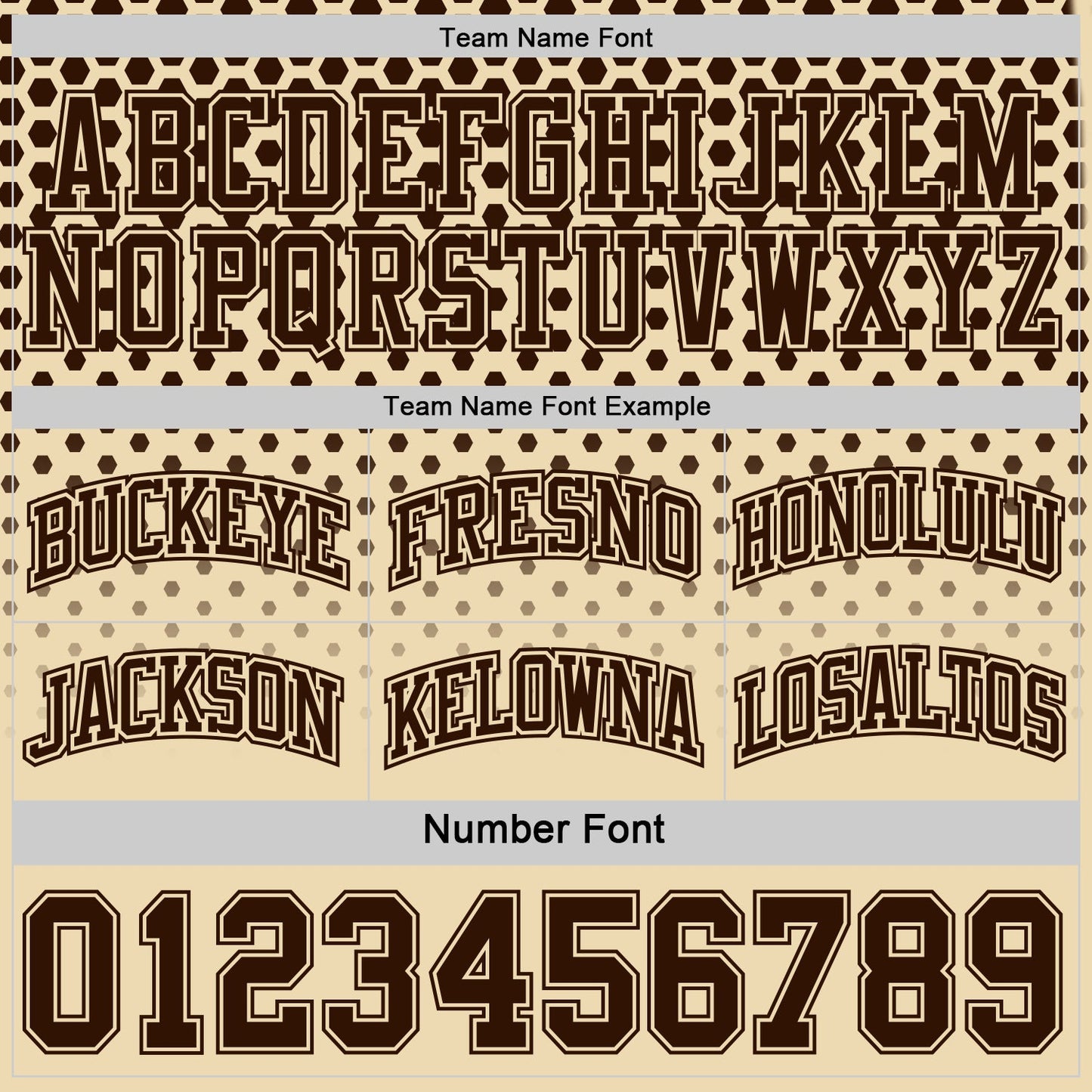 Custom Brown-Cream Side Panel Stripe Gradient Geometric Honeycomb Reversible Double Side Sublimation Basketball Set Jersey view 5
