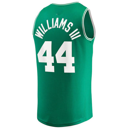 B.Celtics #44 Robert Williams III Fanatics Branded 2021-22 Fast Break Replica Jersey Icon Edition Kelly Green Stitched American Basketball Jersey - Main View