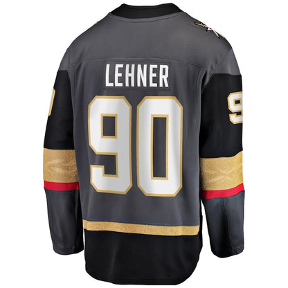 V.Golden Knights #90 Robin Lehner Fanatics Branded Breakaway Alternate Player Jersey Gray Hockey Jerseys - Main View
