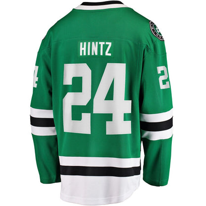 D.Stars #24 Roope Hintz Fanatics Branded Home Breakaway Player Jersey  Kelly Green Stitched American Hockey Jerseys - Main View