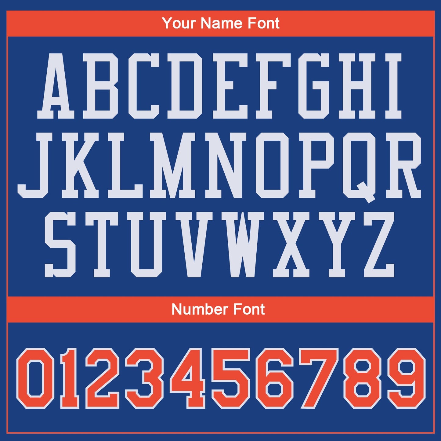 Custom Royal Orange-White Authentic Throwback Basketball Jersey view 4