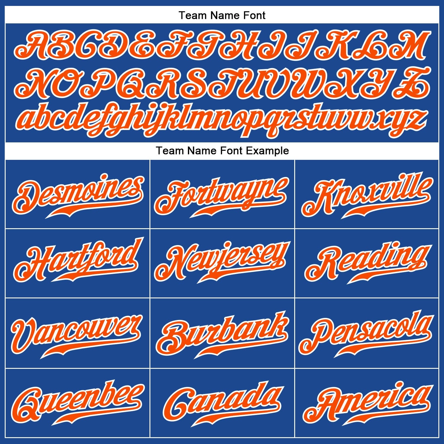 Custom Royal Orange-White Authentic Baseball Jersey view 4