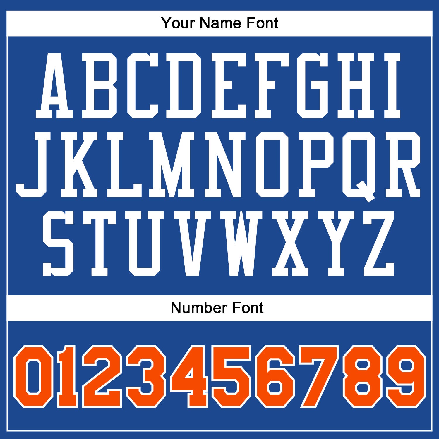 Custom Royal Orange-White Authentic Baseball Jersey view 5