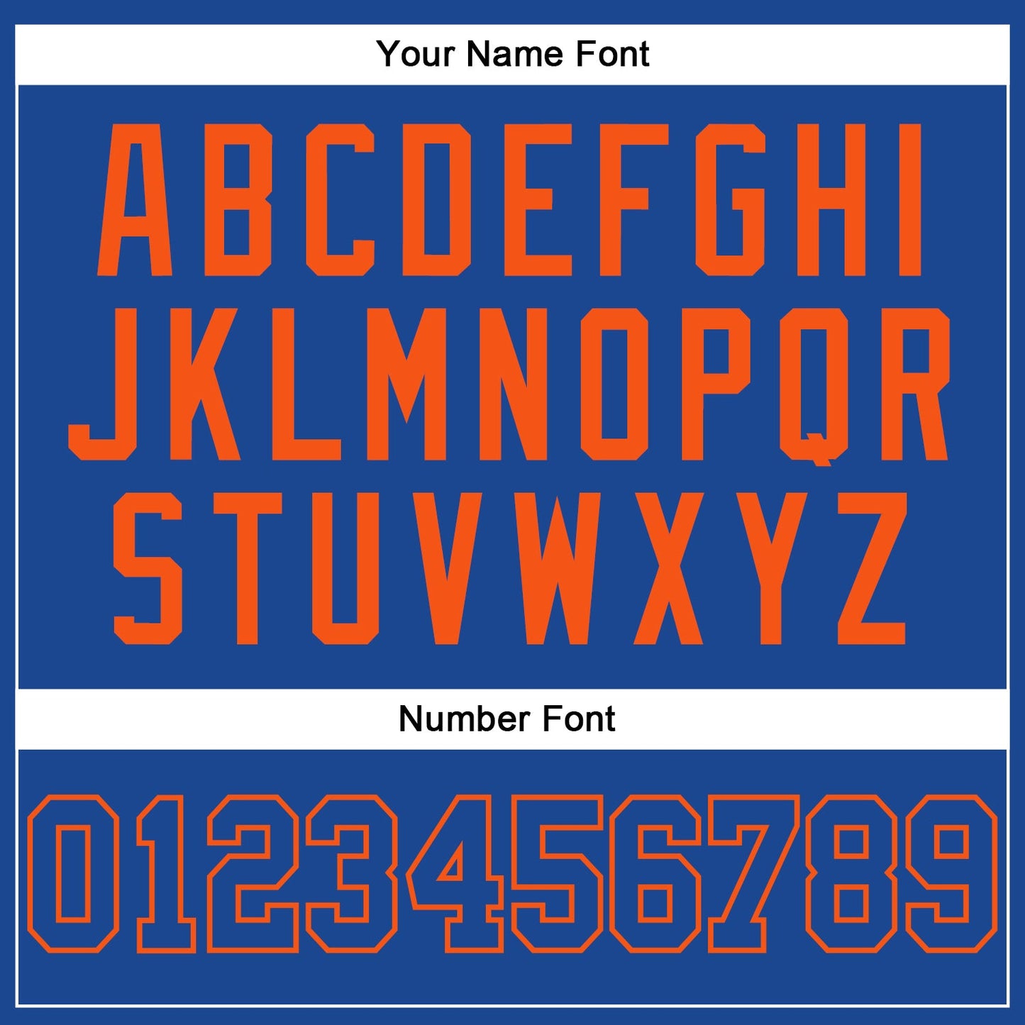 Custom Royal Royal-Orange Authentic Baseball Jersey view 5