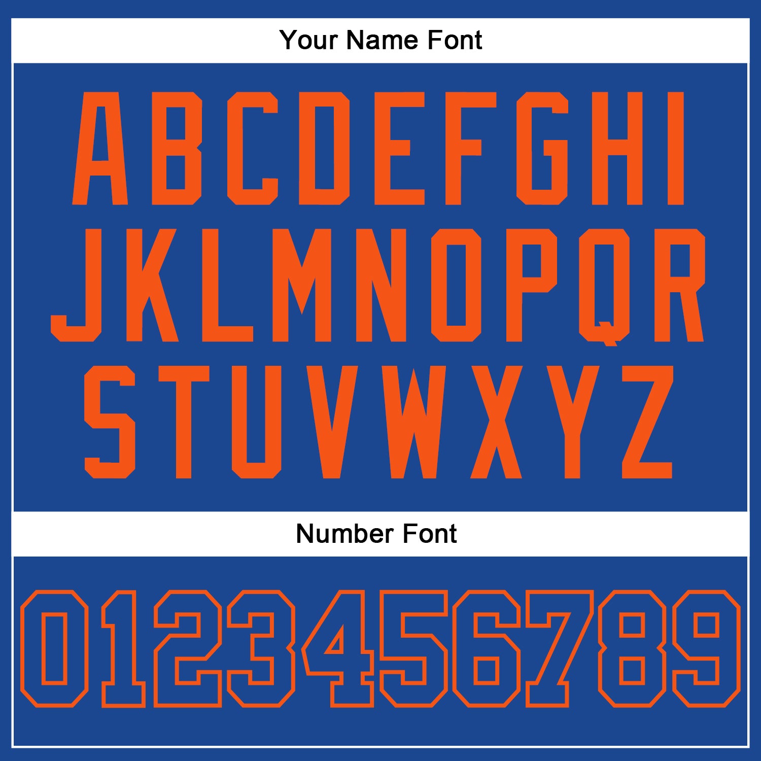 Custom Royal Royal-Orange Authentic Baseball Jersey view 5