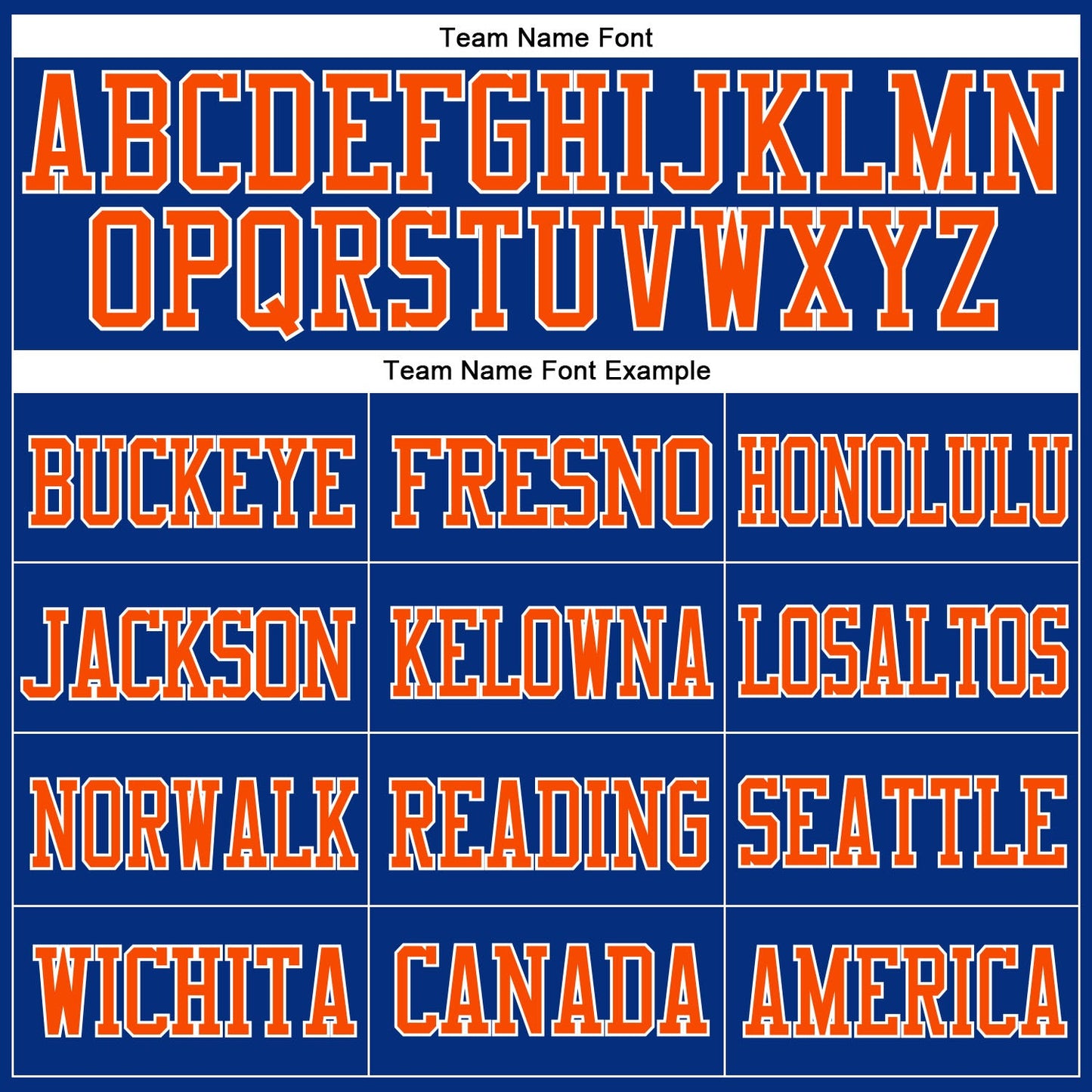 Custom Royal Orange-White Mesh Authentic Football Jersey view 3