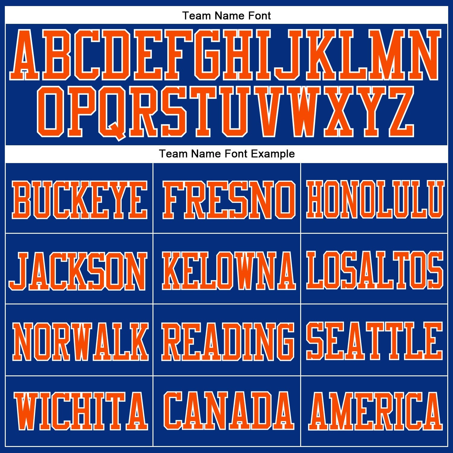 Custom Royal Orange-White Mesh Authentic Football Jersey view 3