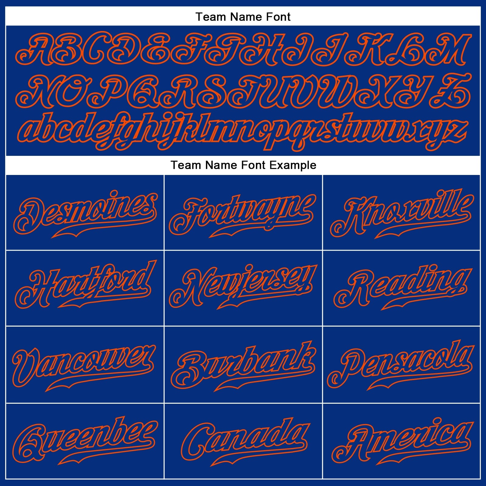 Custom Royal Royal-Orange Authentic Sleeveless Baseball Jersey view 3