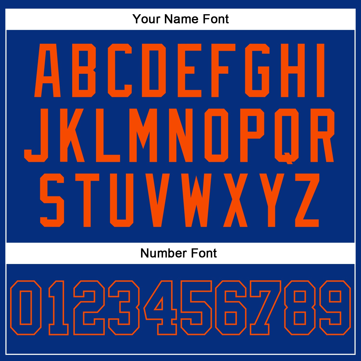 Custom Royal Royal-Orange Authentic Sleeveless Baseball Jersey view 4