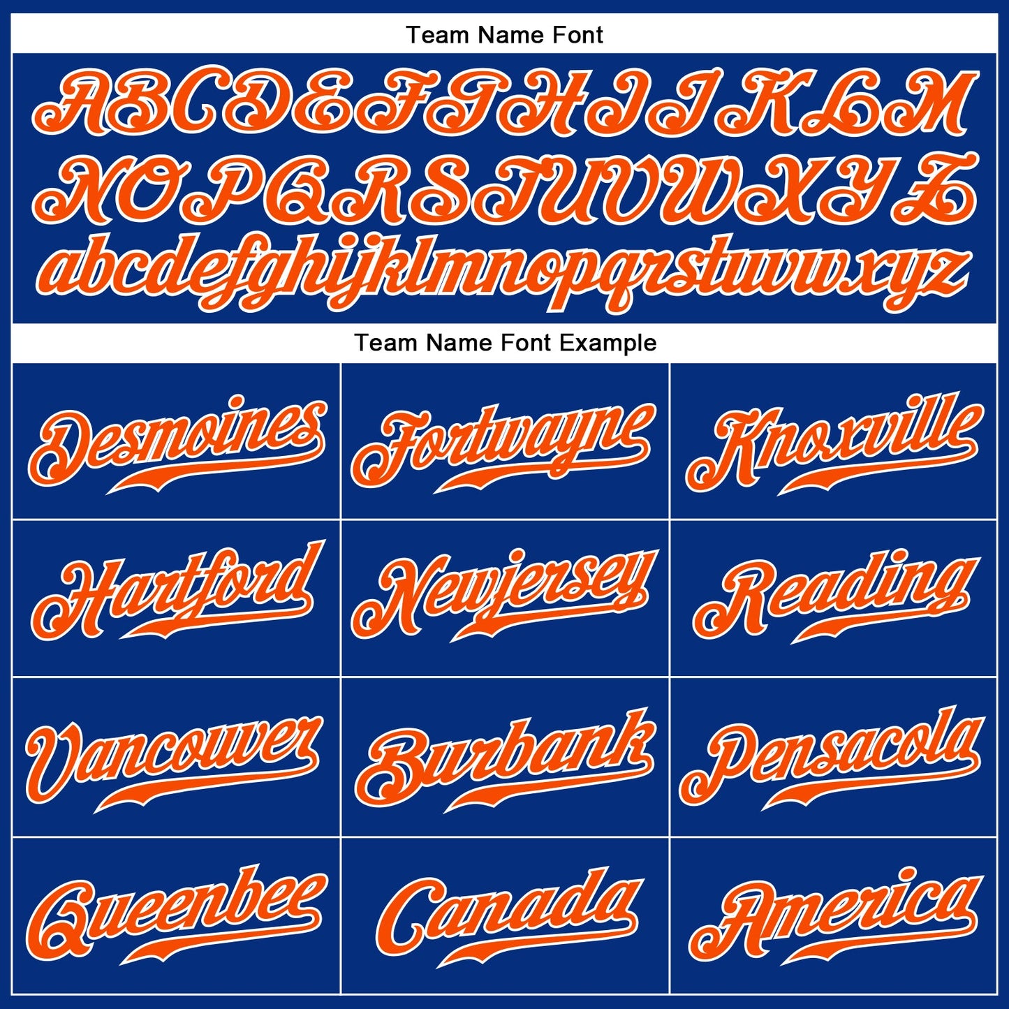 Custom Royal Orange-White Authentic Sleeveless Baseball Jersey view 3