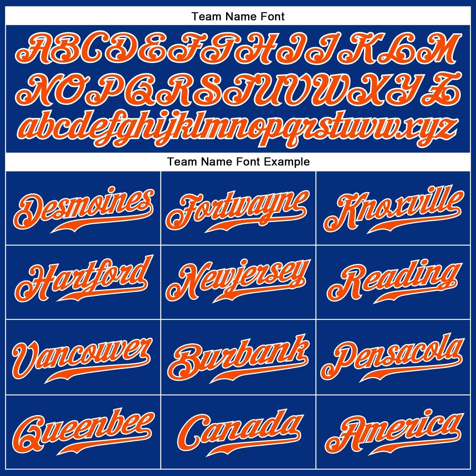 Custom Royal Orange-White Authentic Sleeveless Baseball Jersey view 3