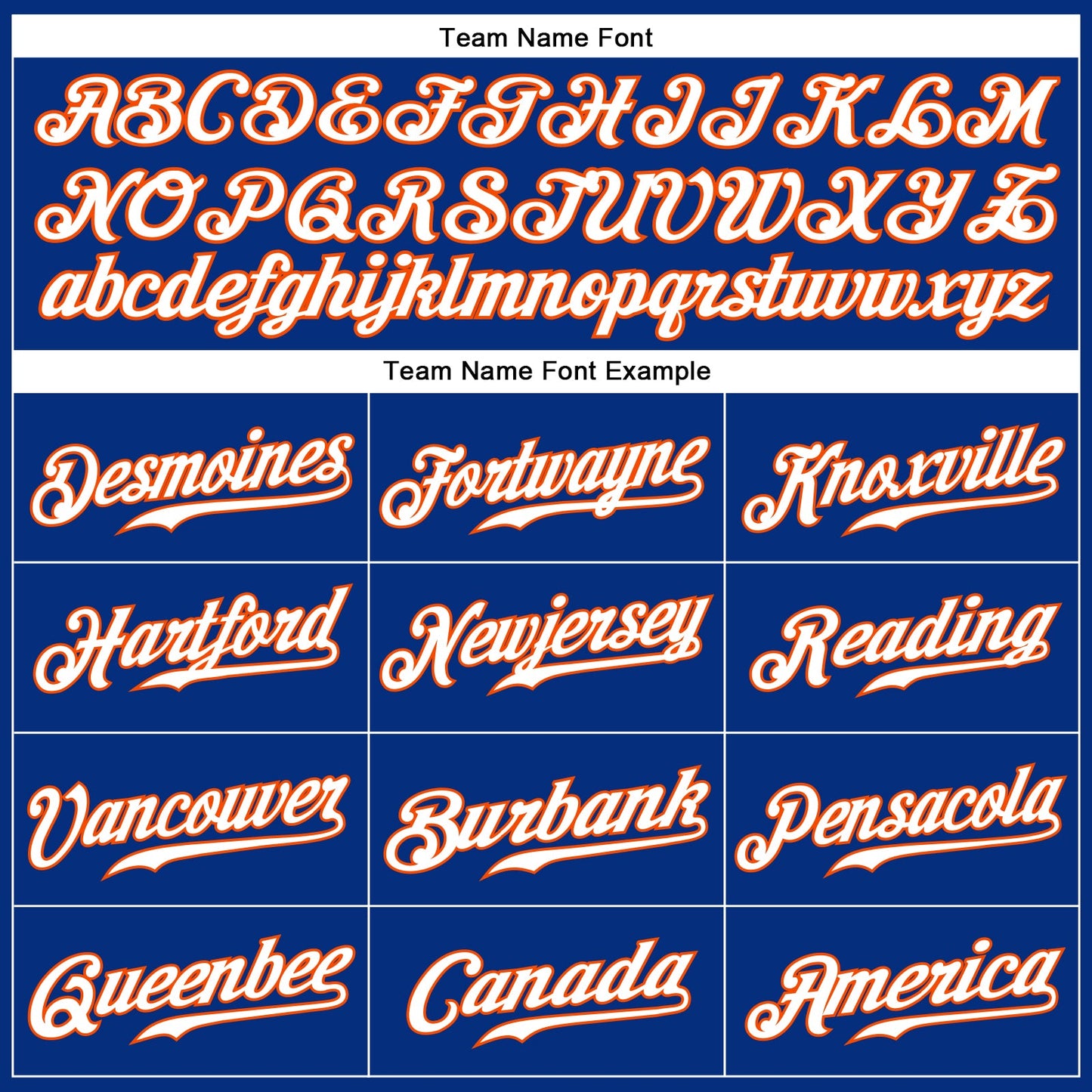 Custom Royal White-Orange Authentic Sleeveless Baseball Jersey view 3