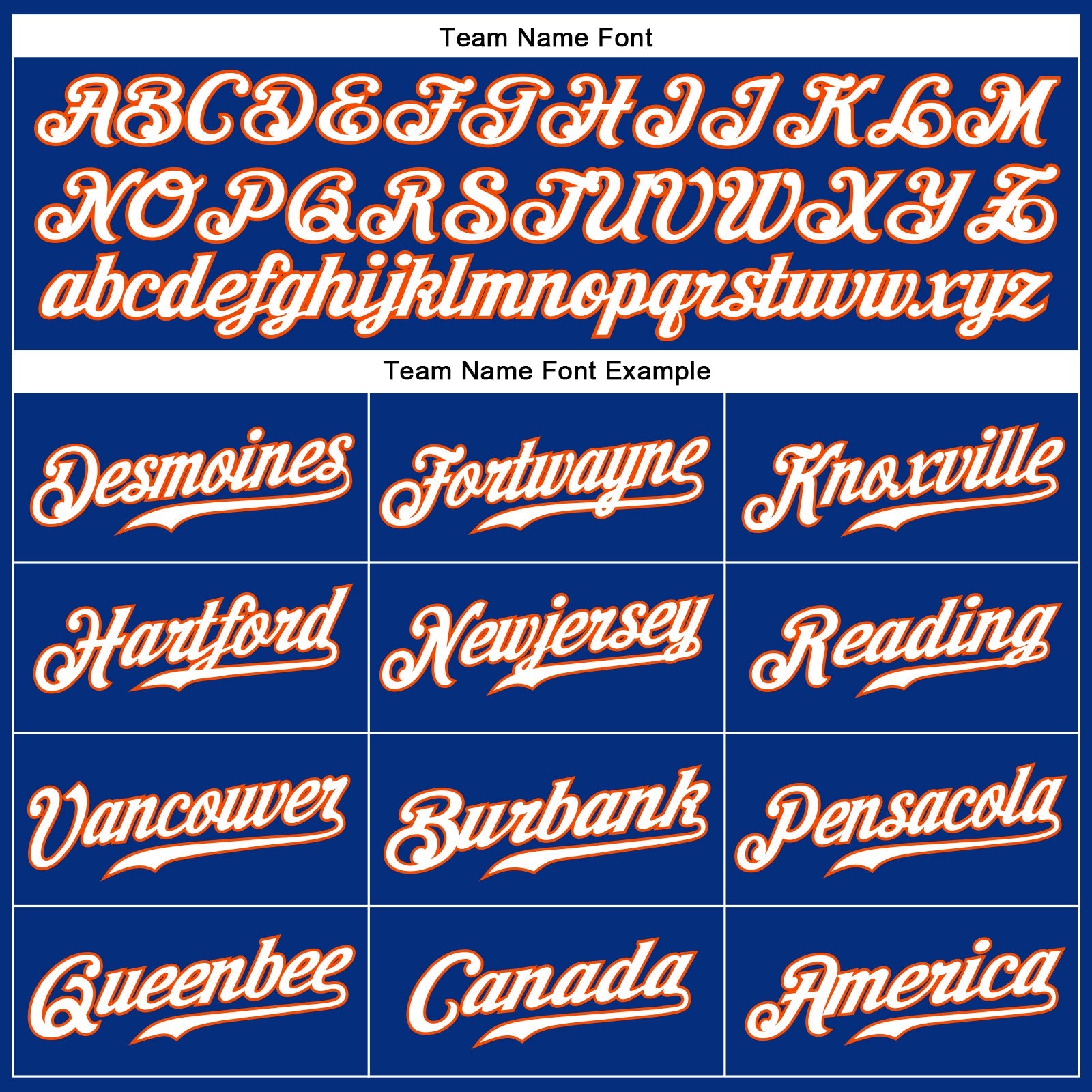 Custom Royal White-Orange Authentic Sleeveless Baseball Jersey view 3