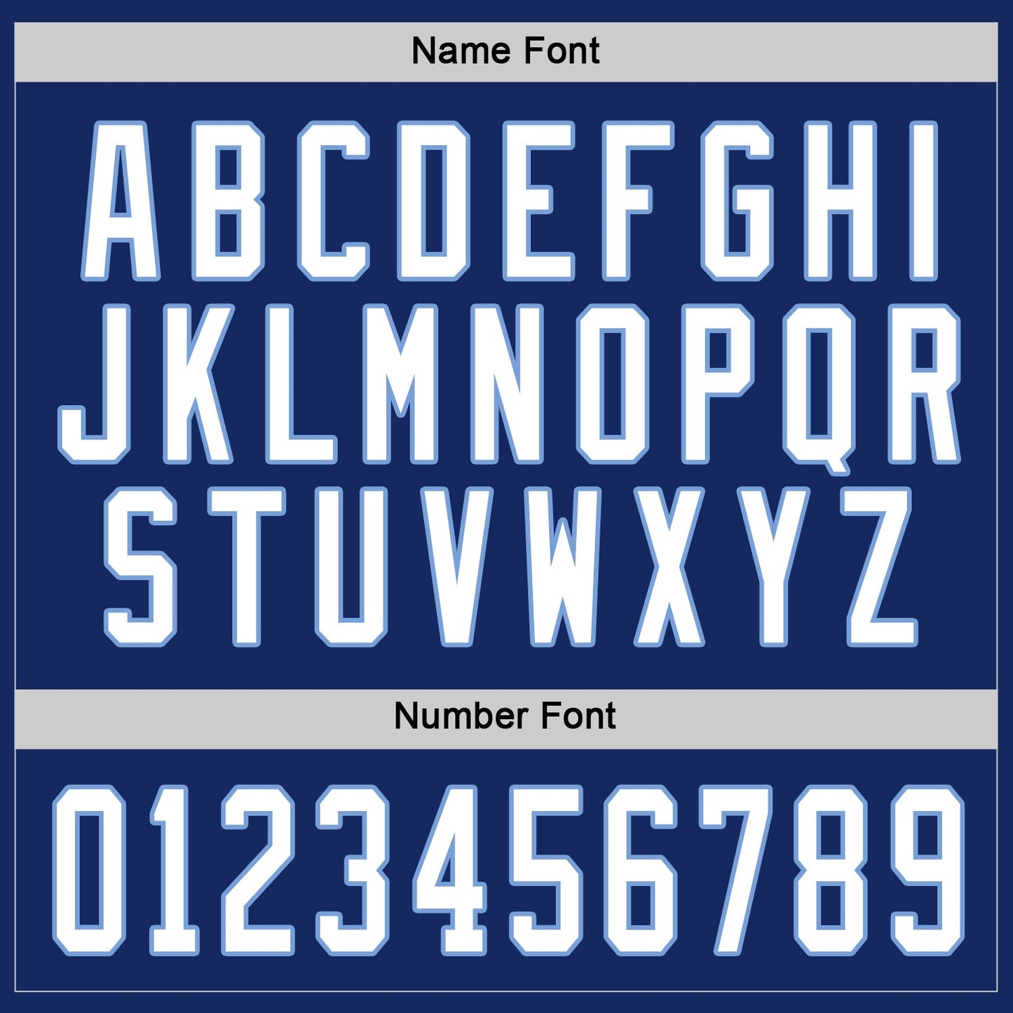 Custom Royal White-Light Blue Hockey Jersey view 4