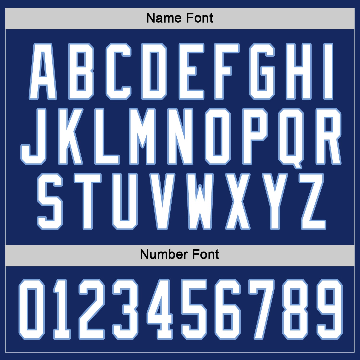 Custom Royal White-Light Blue Hockey Jersey view 4