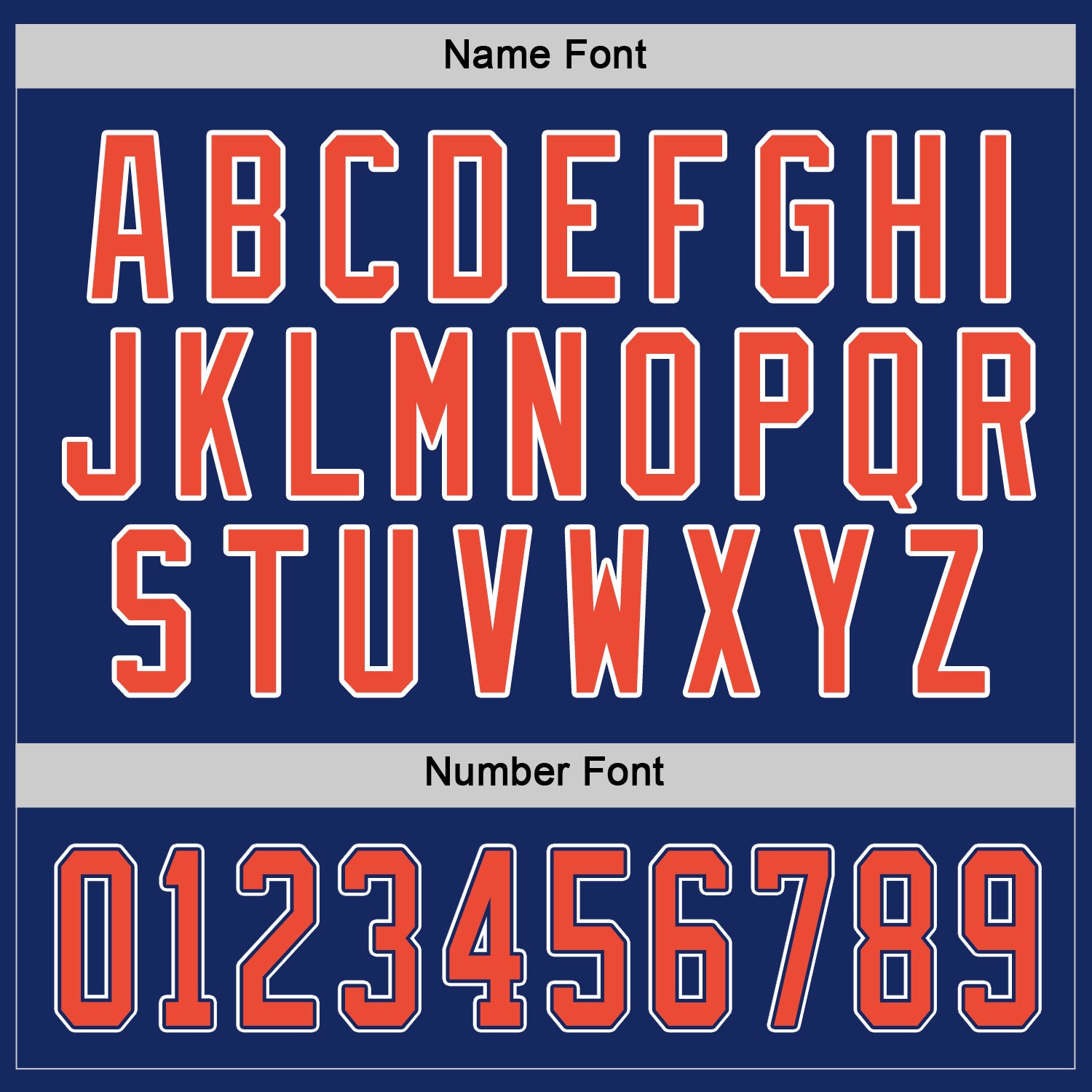 Custom Royal Orange-White Hockey Jersey view 4
