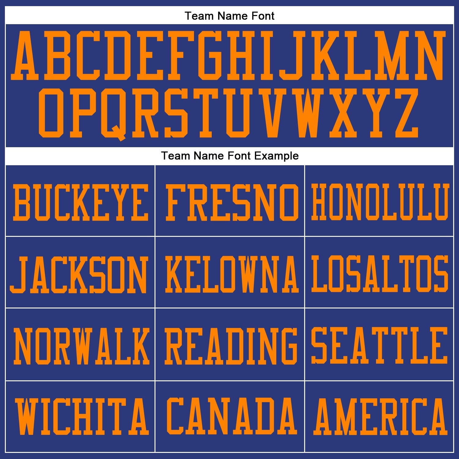 Custom Royal Bay Orange Mesh Authentic Football Jersey view 3