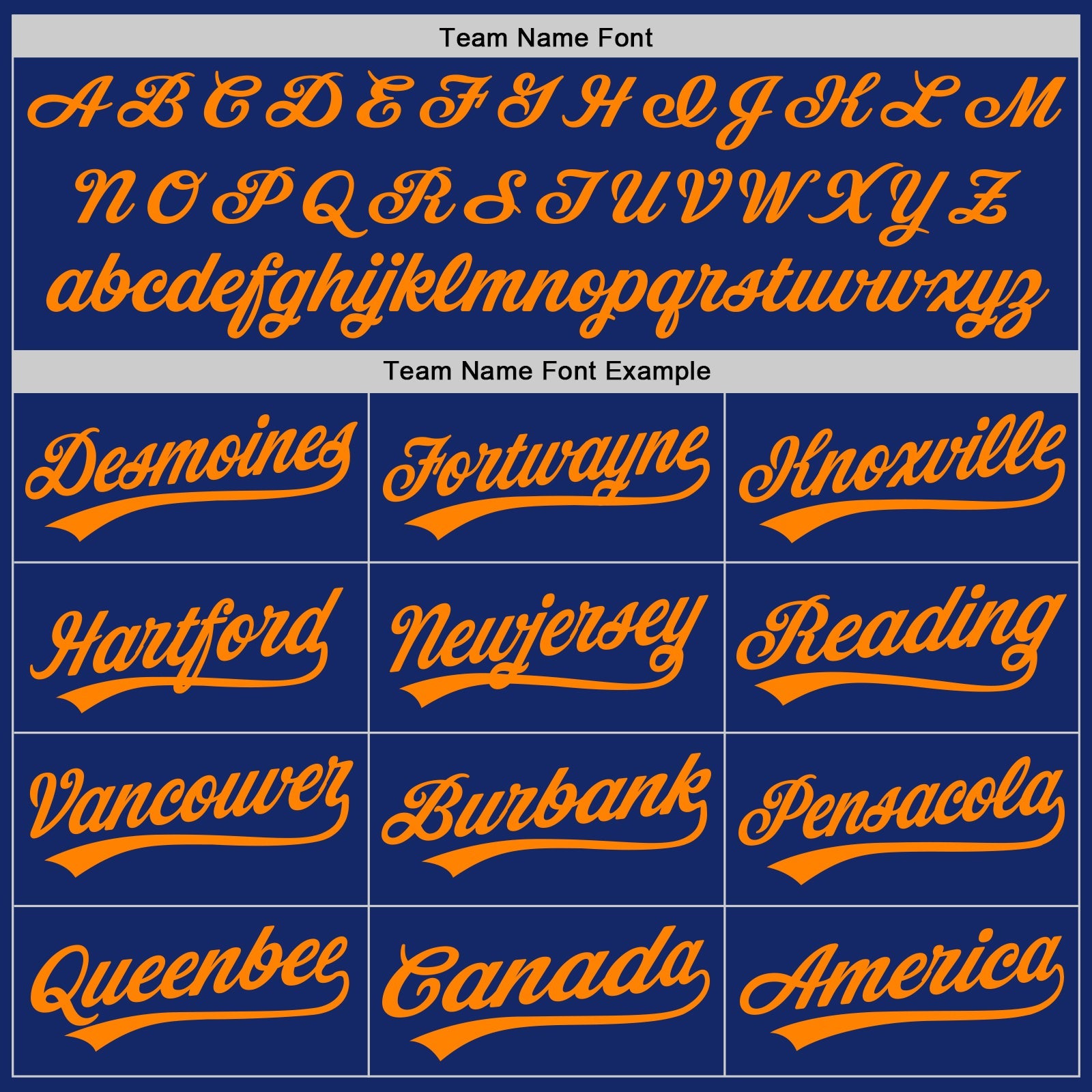 Custom Royal Bay Orange Authentic Baseball Jersey view 4