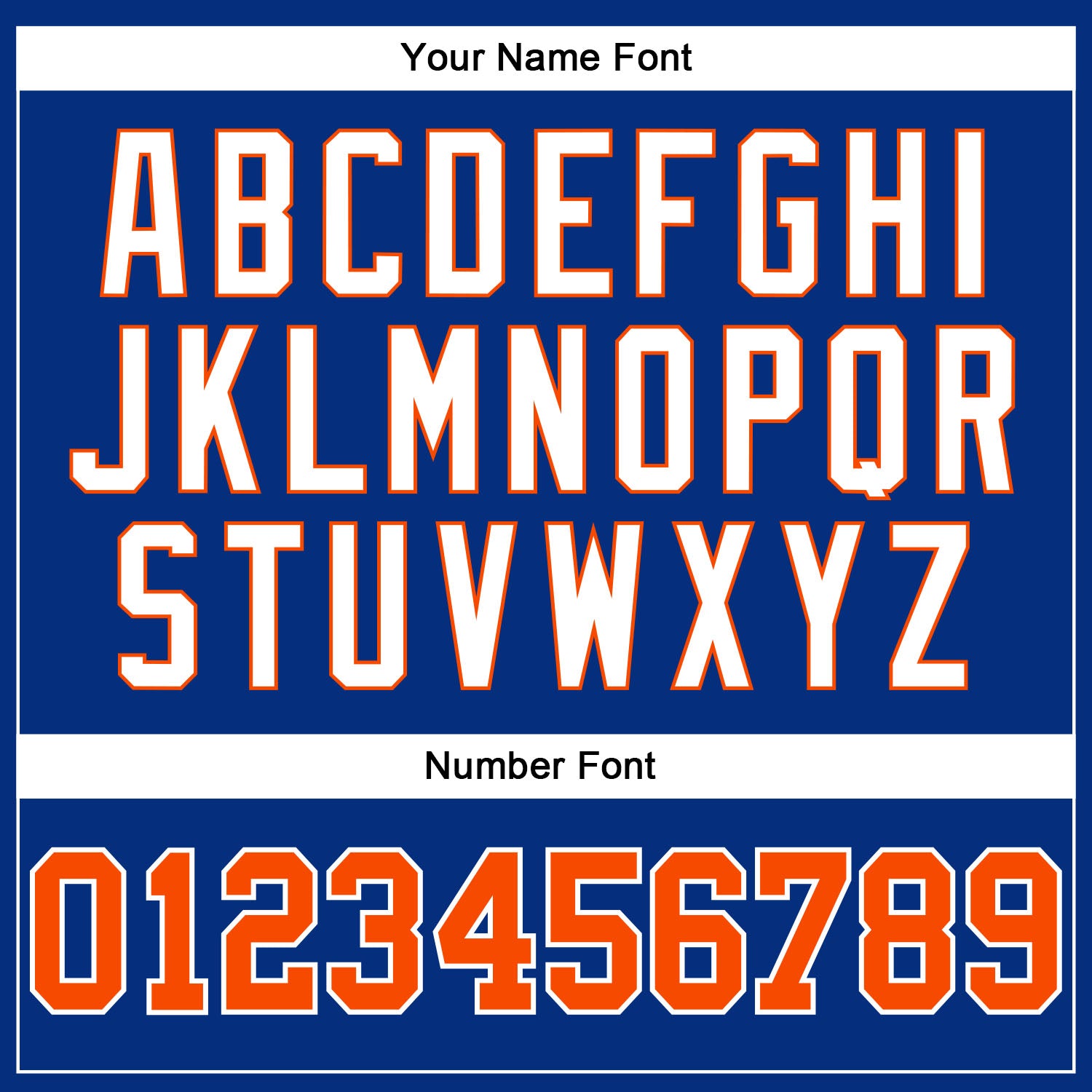 Custom Royal White Pinstripe Orange-White Authentic Basketball Jersey view 4
