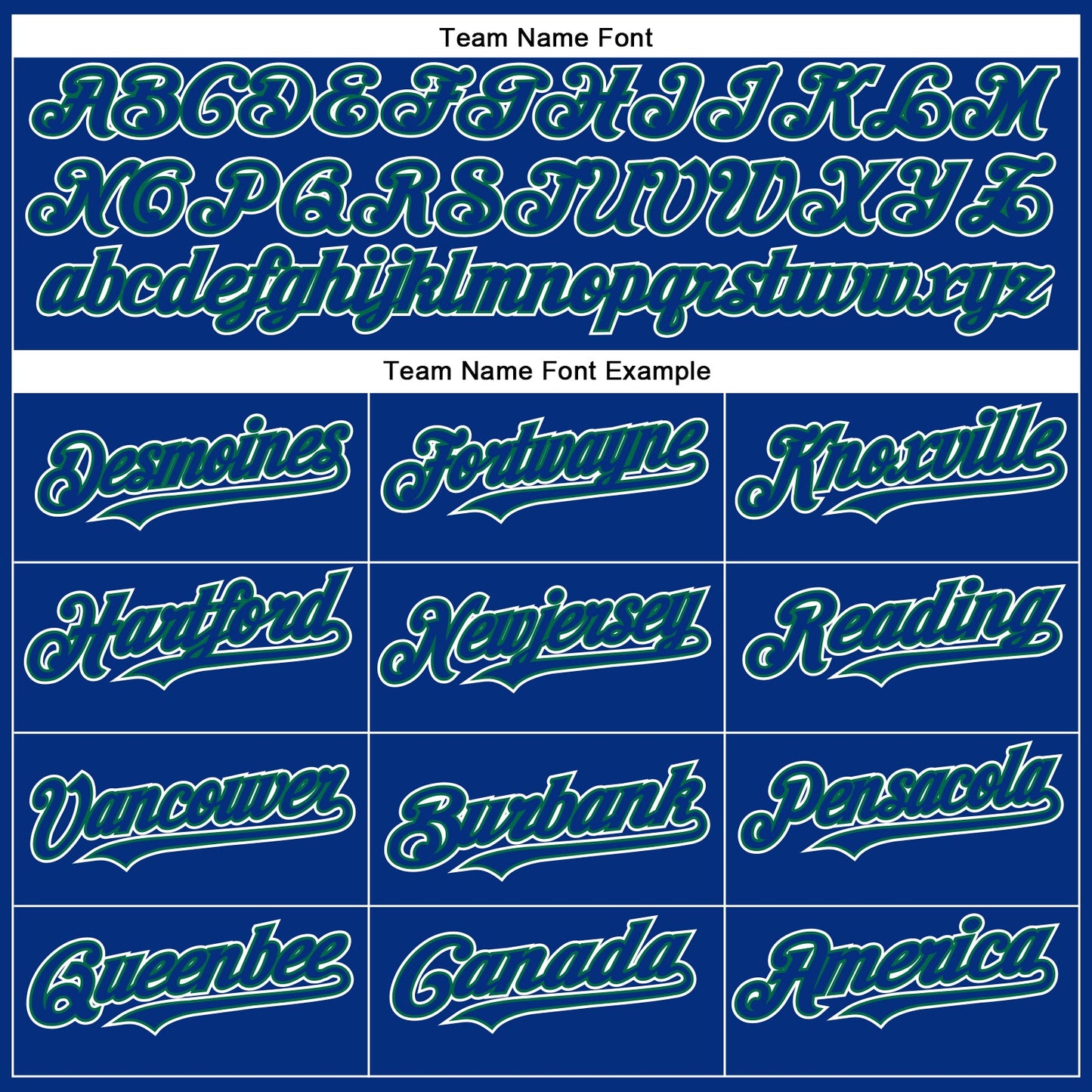 Custom Royal White-Kelly Green Authentic Baseball Jersey view 4