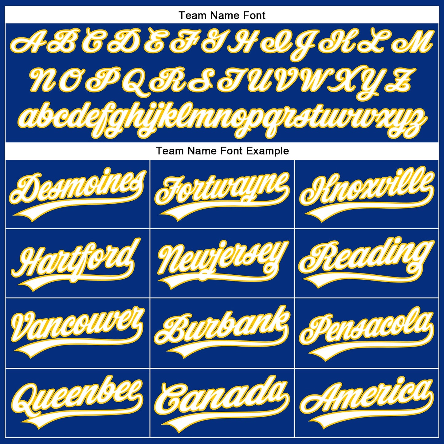 Custom Royal White Pinstripe Yellow Authentic Baseball Jersey view 4