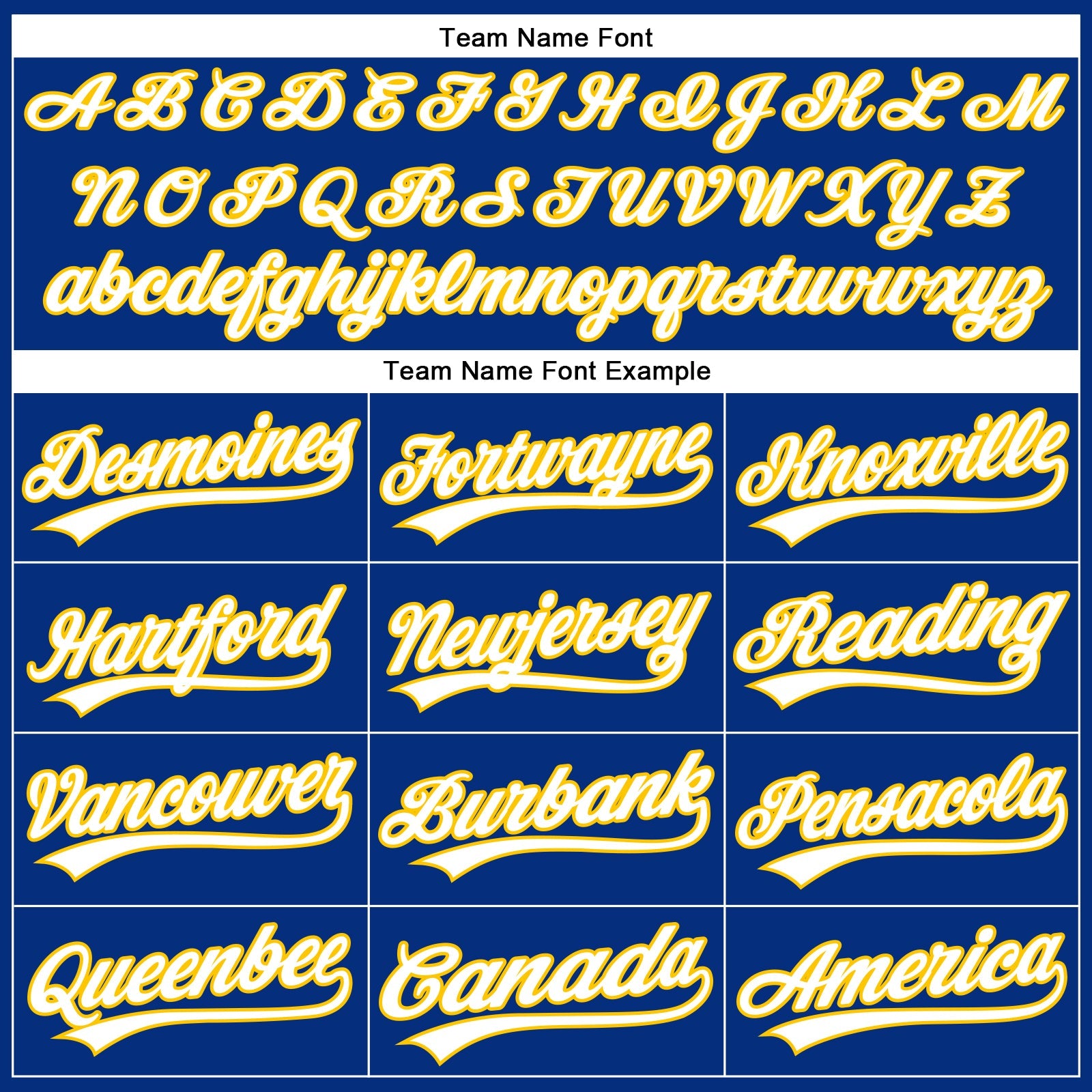 Custom Royal White Pinstripe Yellow Authentic Baseball Jersey view 4