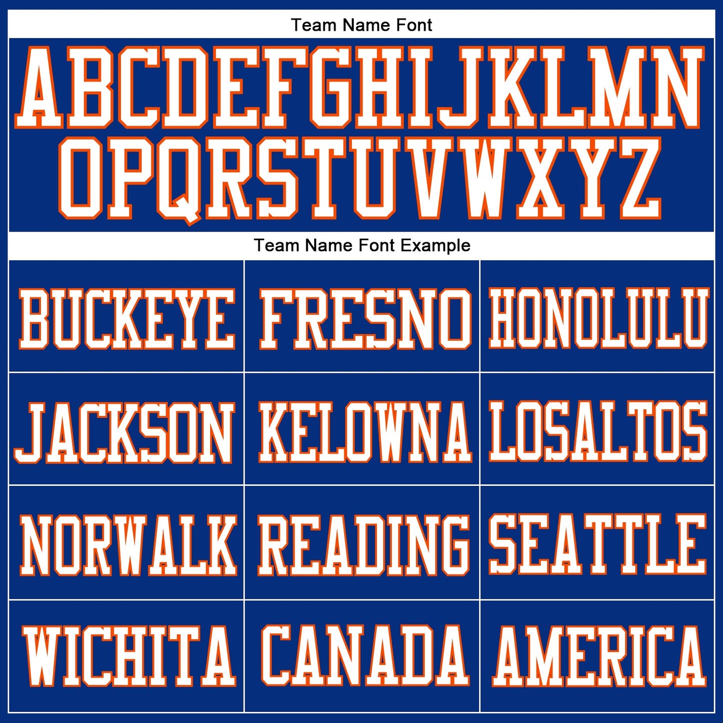 Custom Royal White-Orange Mesh Authentic Football Jersey view 3