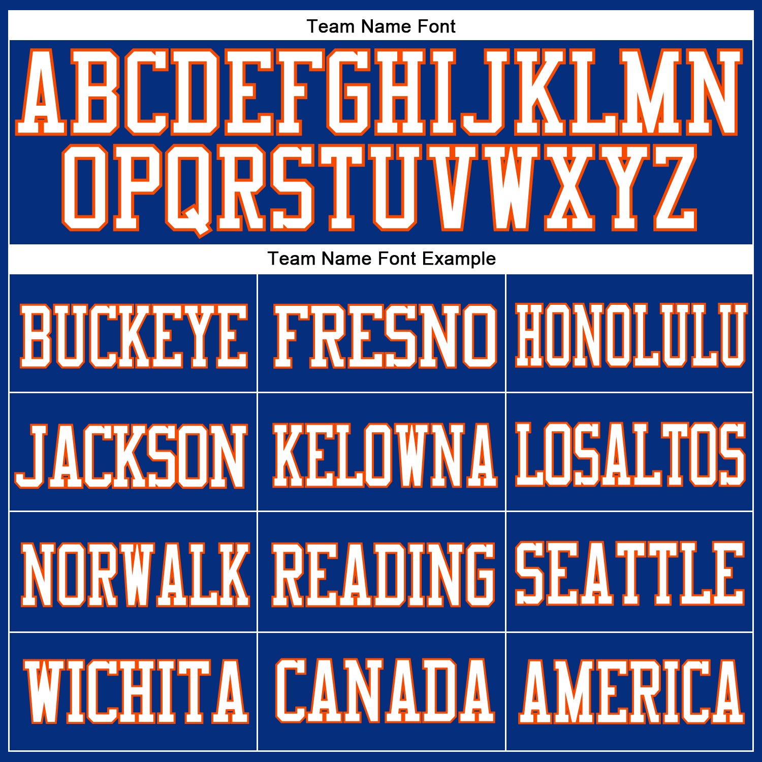 Custom Royal White-Orange Mesh Authentic Football Jersey view 3
