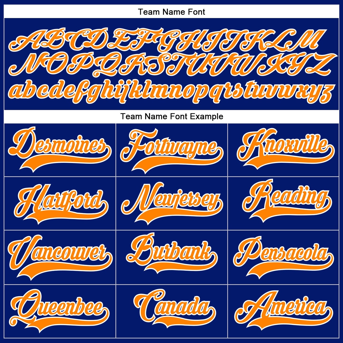 Custom Royal Bay Orange-White Hockey Lace Neck Jersey view 4