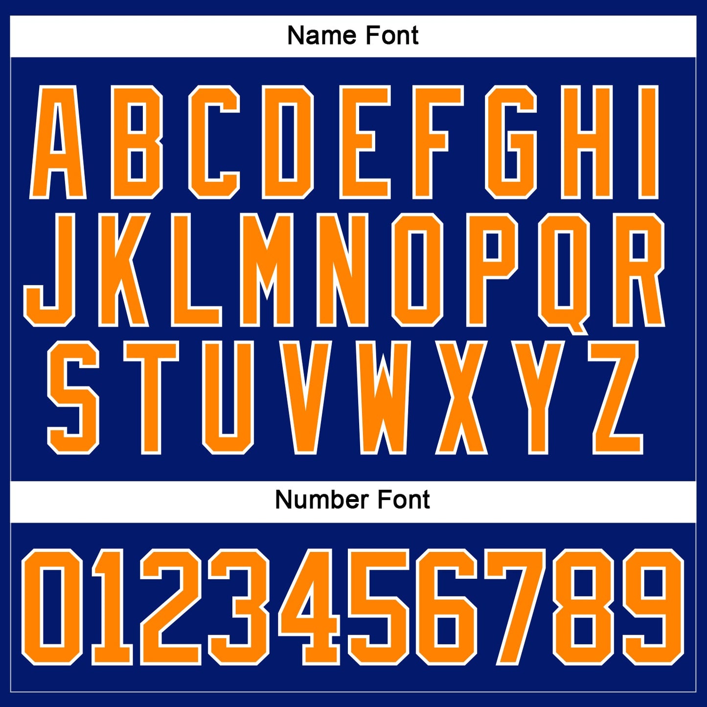 Custom Royal Bay Orange-White Hockey Lace Neck Jersey view 5
