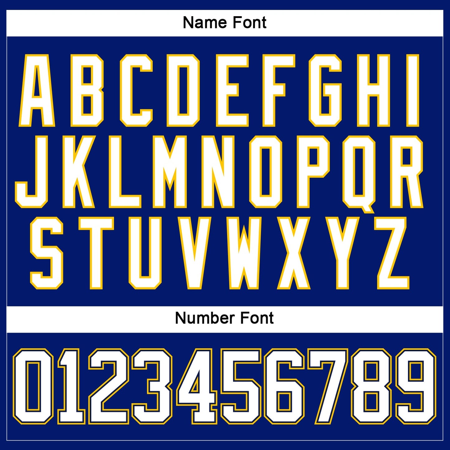 Custom Royal White Navy-Yellow Hockey Lace Neck Jersey view 5