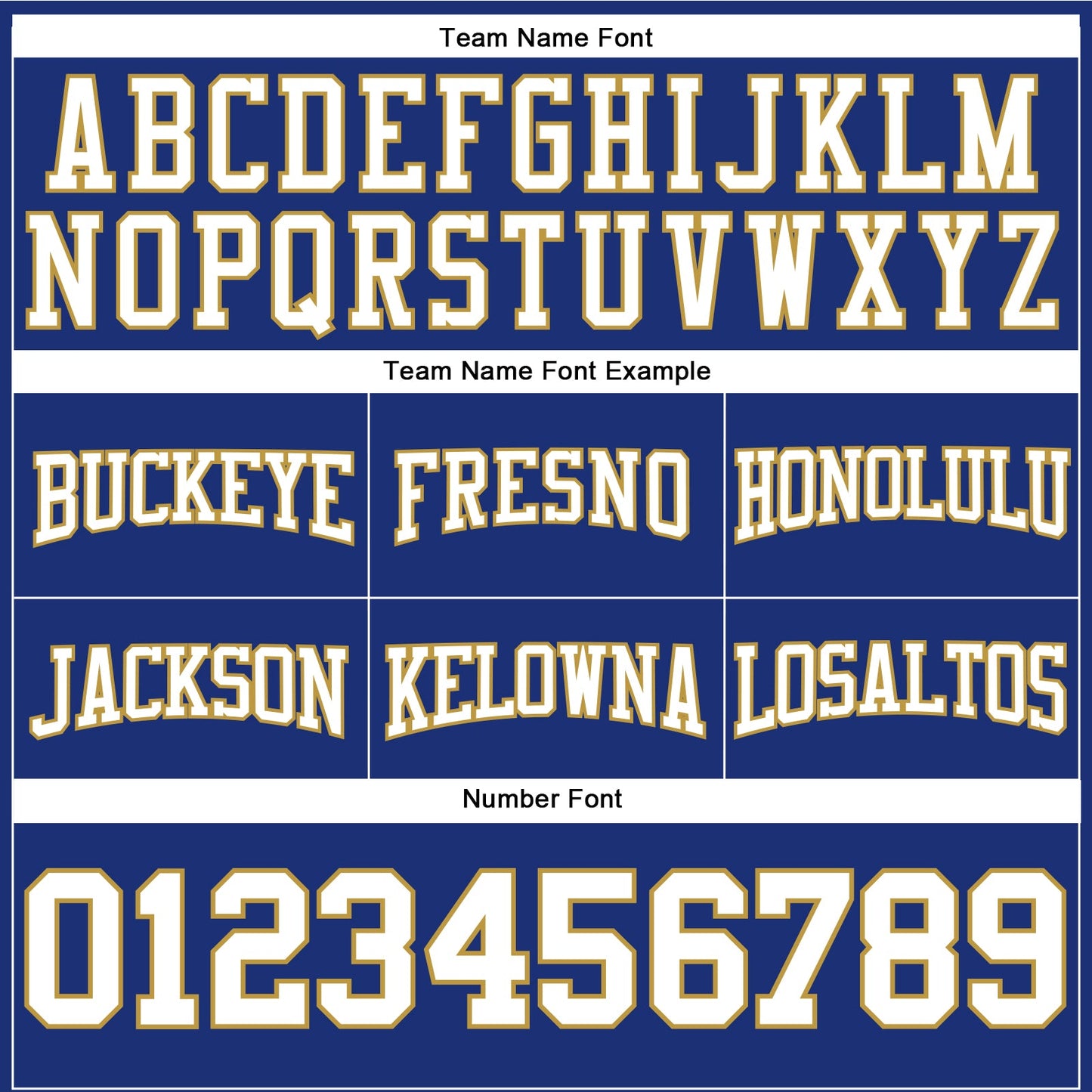 Custom Stitched Royal White-Old Gold Football Pullover Sweatshirt Hoodie view 3