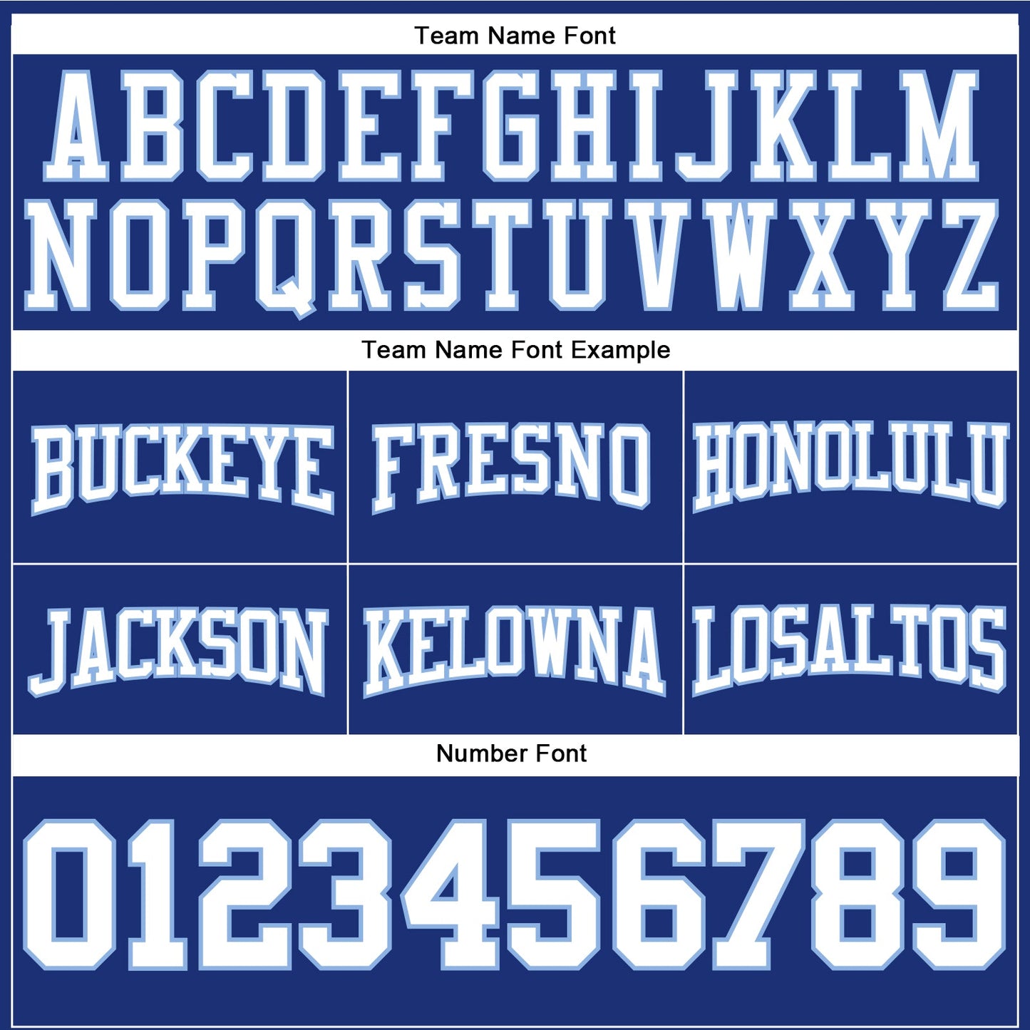 Custom Stitched Royal White-Light Blue Football Pullover Sweatshirt Hoodie view 3