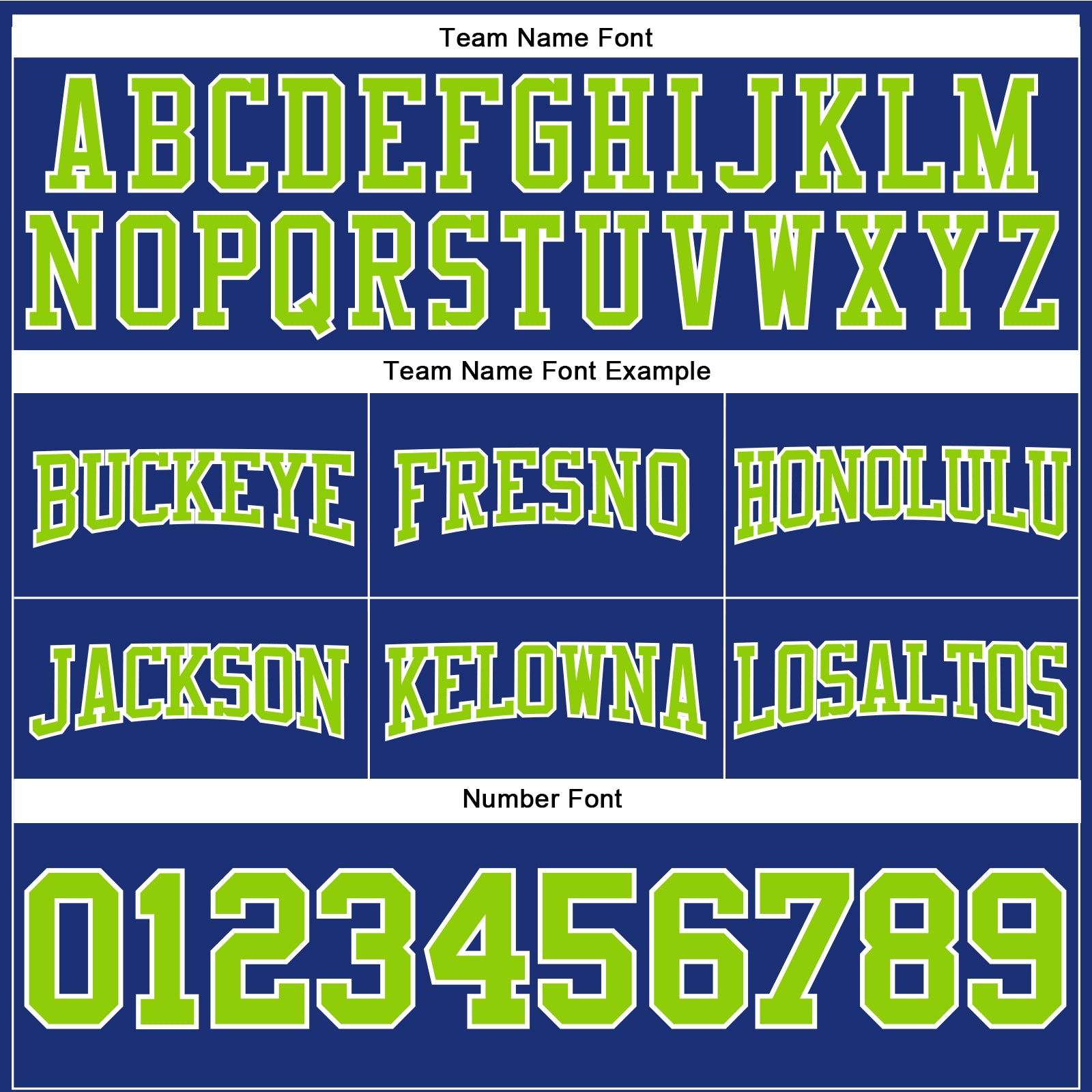 Custom Stitched Royal Neon Green-White Football Pullover Sweatshirt Hoodie view 3