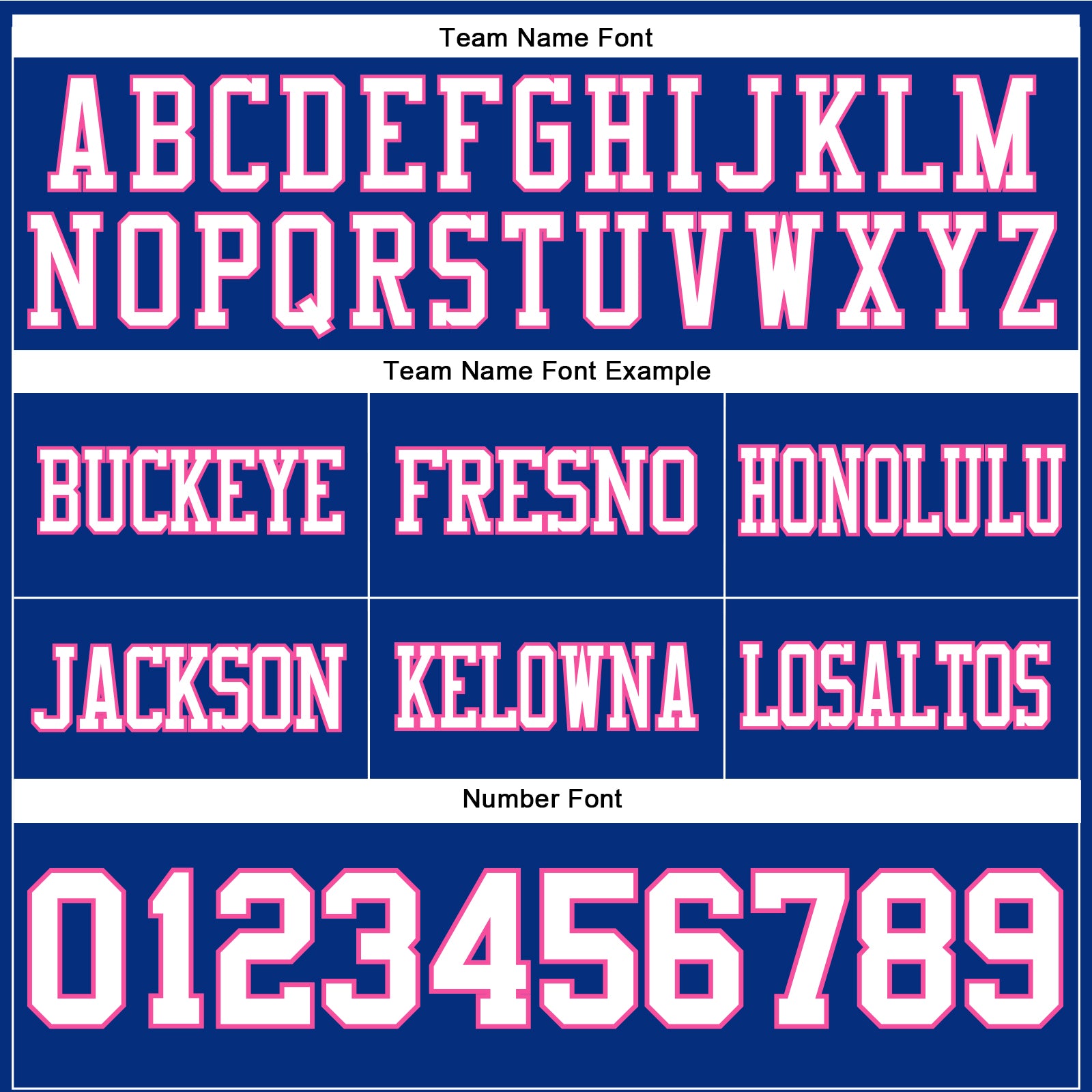 Custom Royal White-Pink Authentic Football Jersey view 3