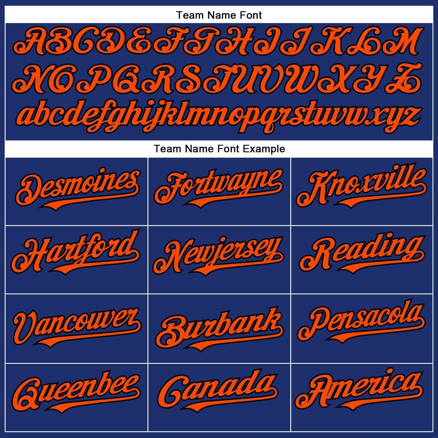 Custom Royal Orange-Black Authentic Baseball Jersey view 4