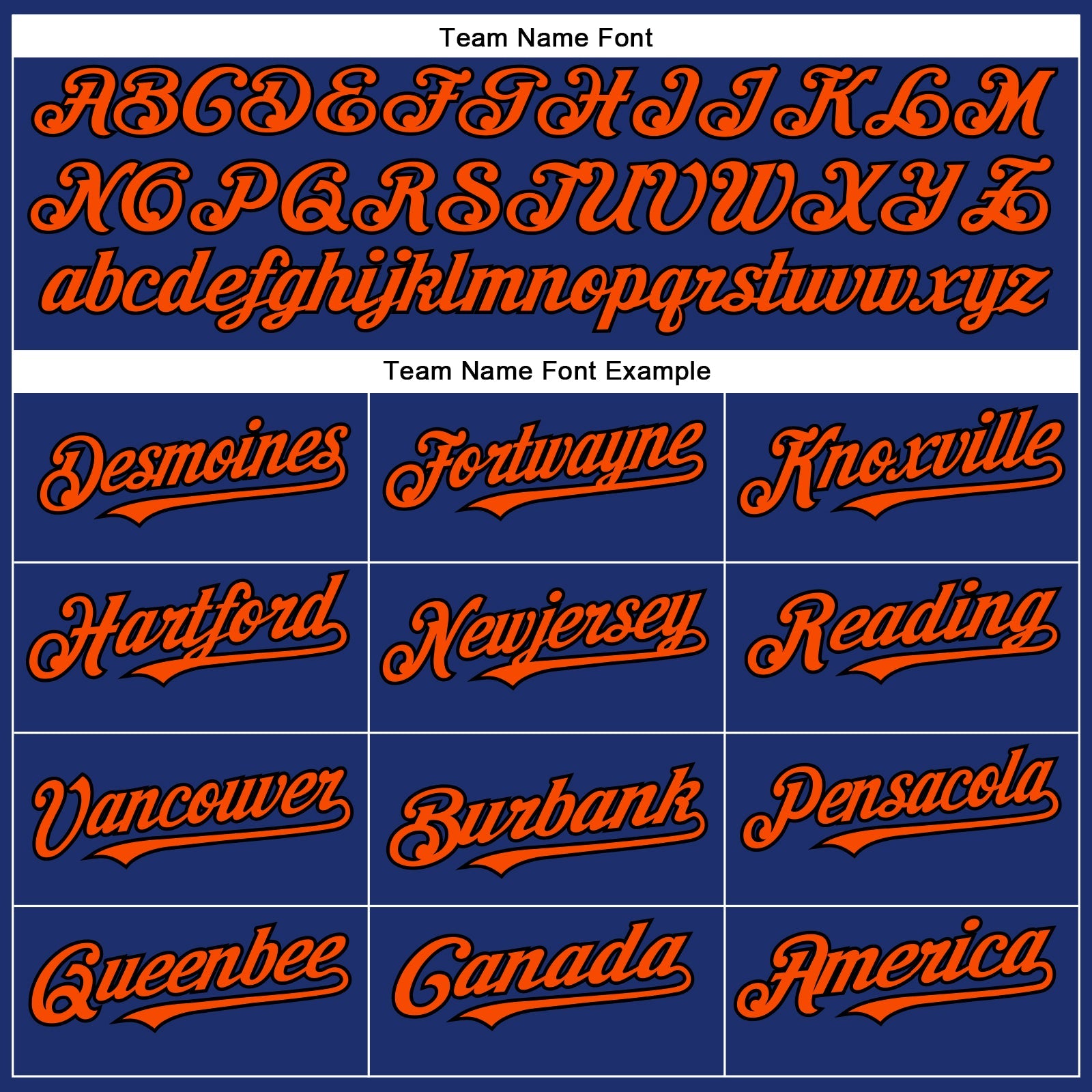 Custom Royal Orange-Black Authentic Baseball Jersey view 4