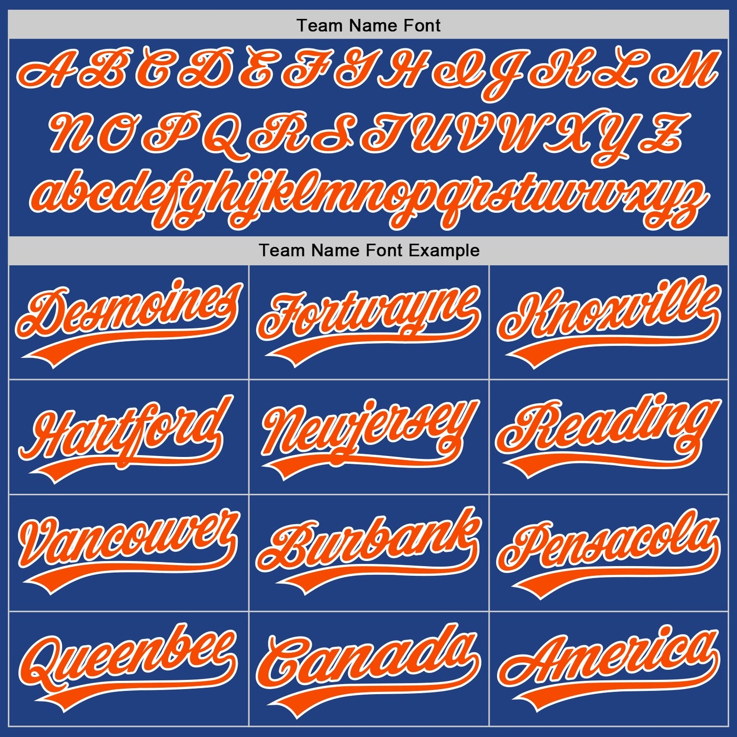 Custom Royal Orange-White Authentic Throwback Baseball Jersey view 4