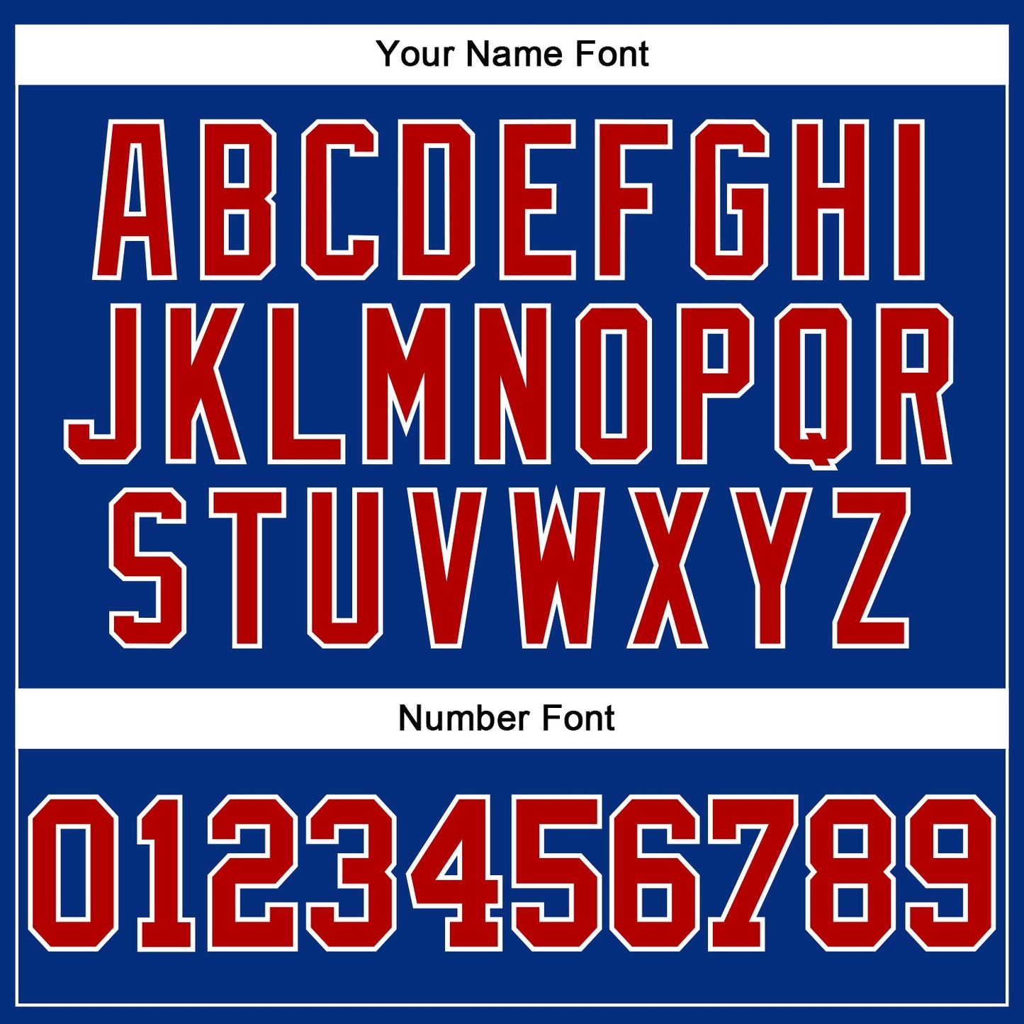Custom Royal Red-White Authentic Football Jersey view 5