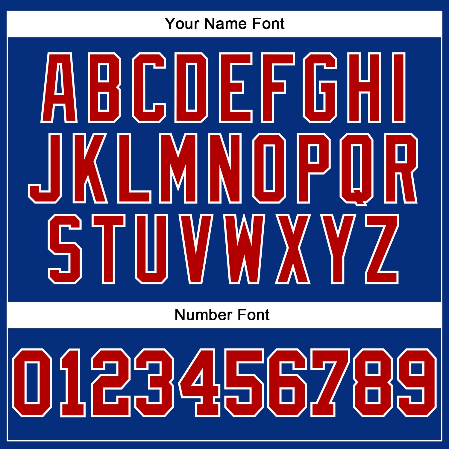 Custom Royal Red-White Authentic Football Jersey view 5