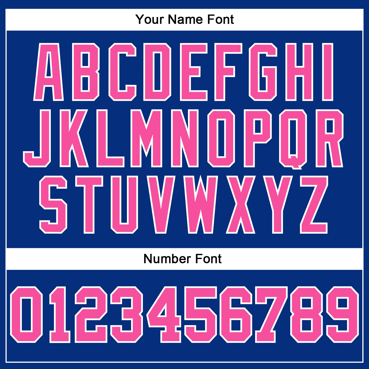 Custom Royal Pink-White Authentic Football Jersey view 5