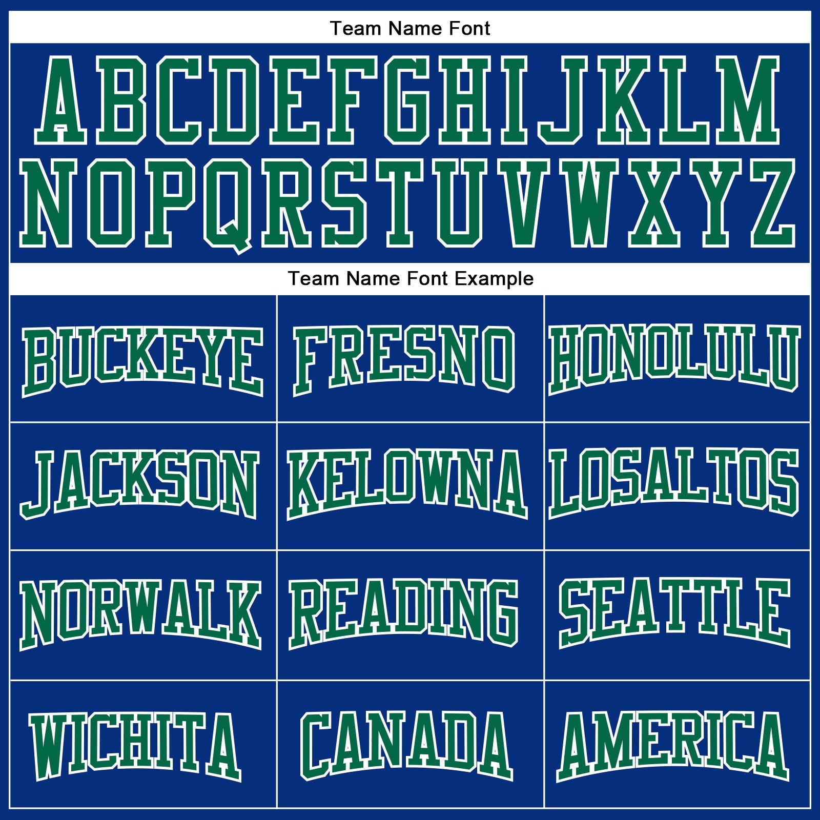 Custom Royal Kelly Green-White Authentic Football Jersey view 4