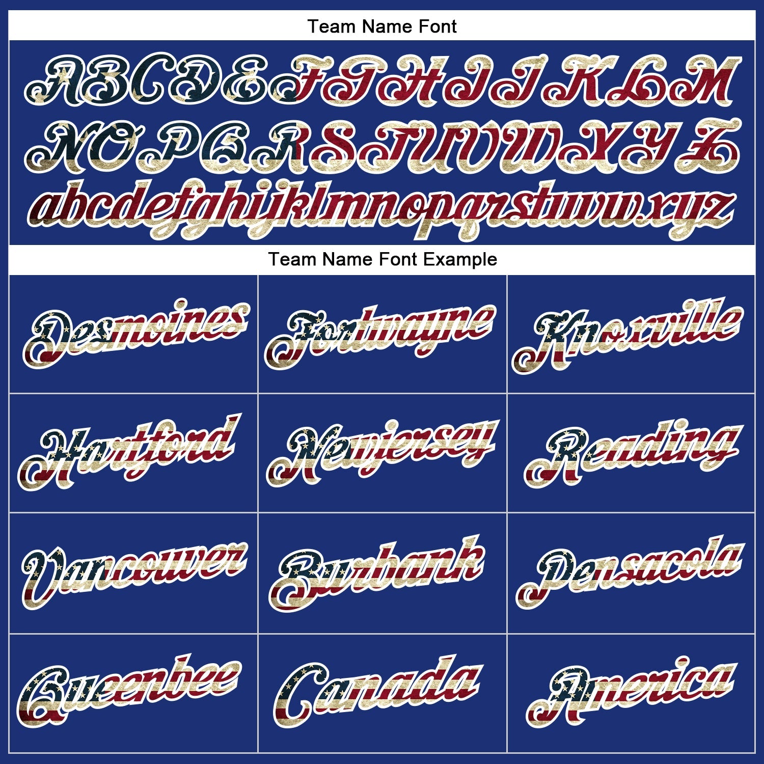 Custom Stitched Royal Vintage USA Flag-White Sports Pullover Sweatshirt Hoodie view 4