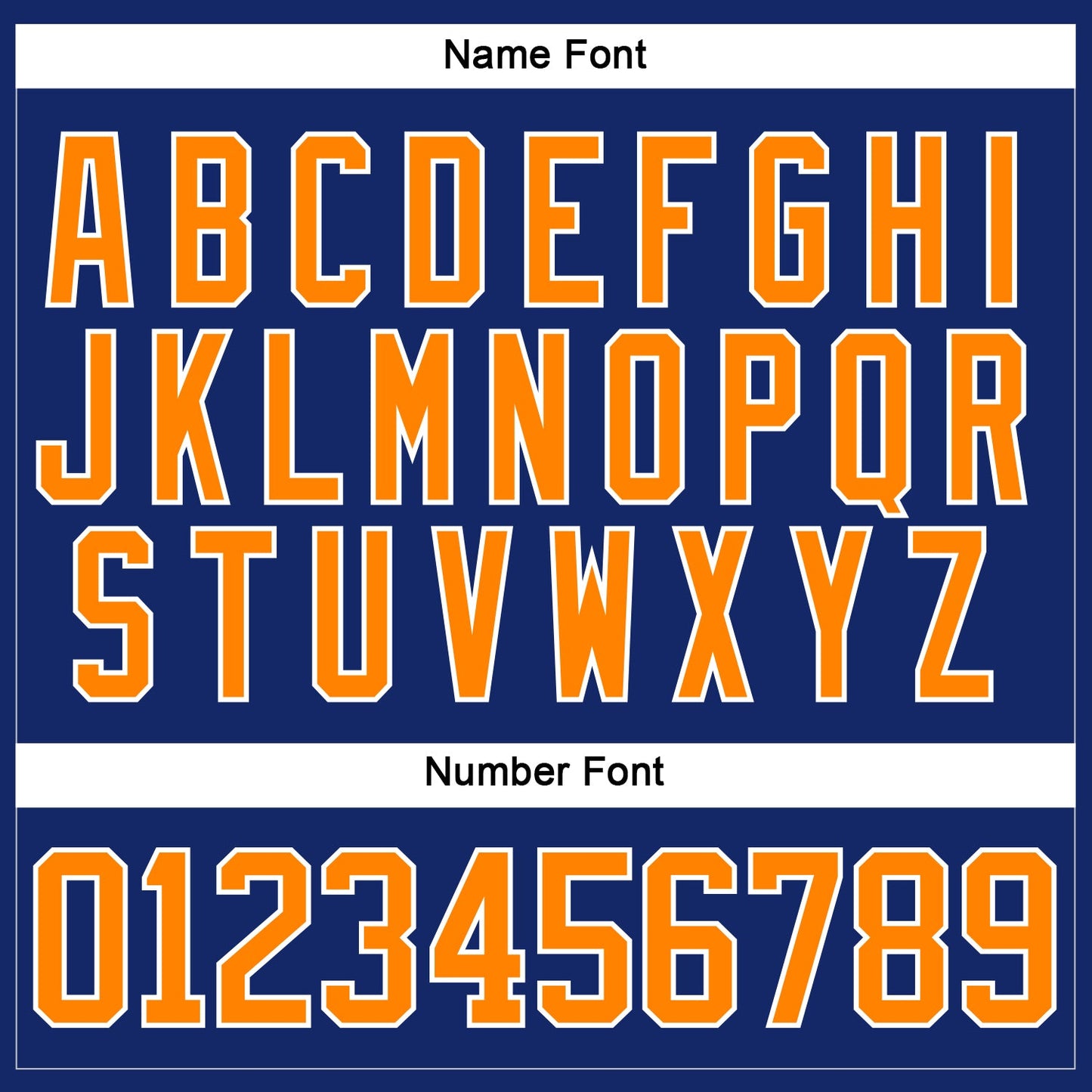 Custom Royal Bay Orange-White Hockey Lace Neck Jersey view 5