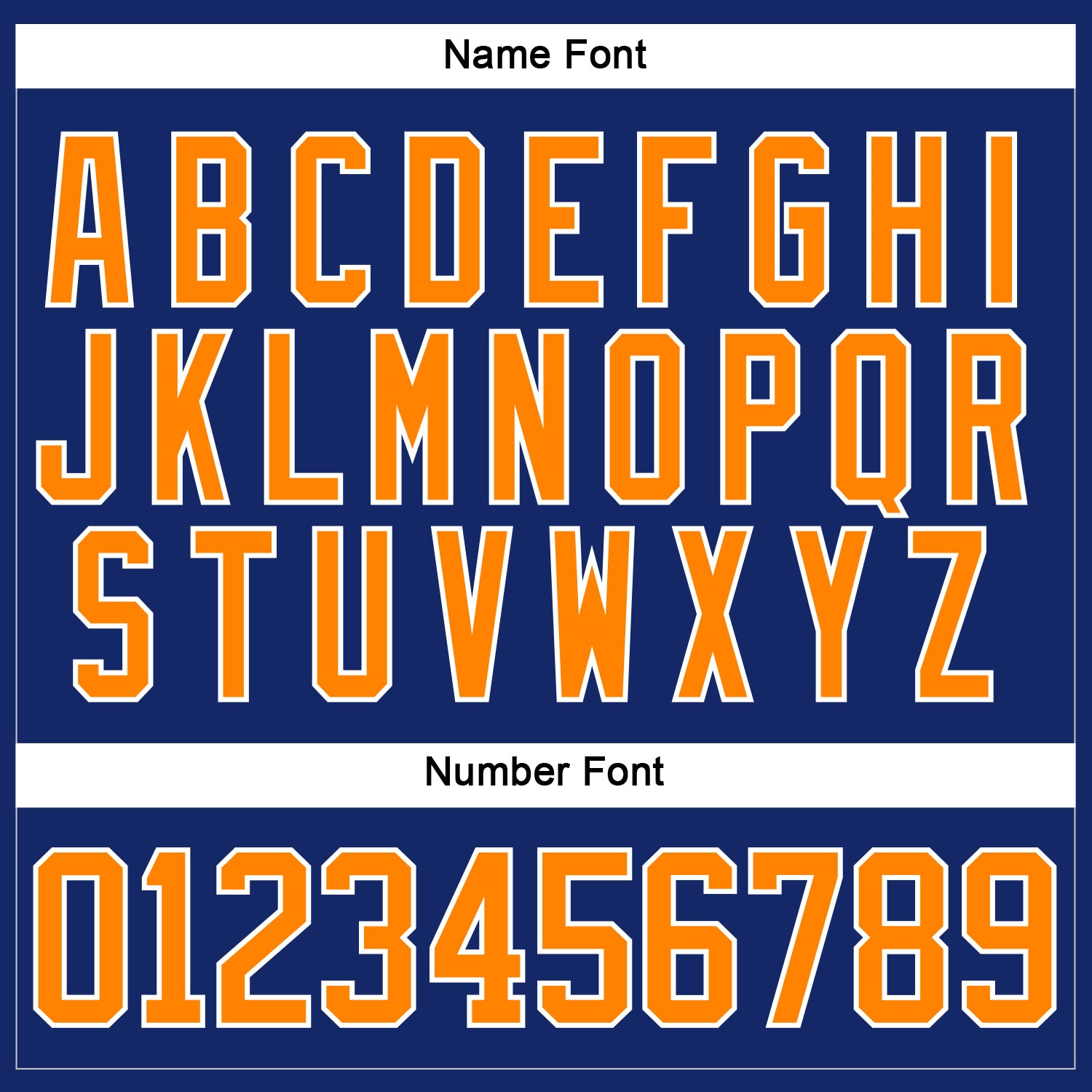 Custom Royal Bay Orange-White Hockey Lace Neck Jersey view 5