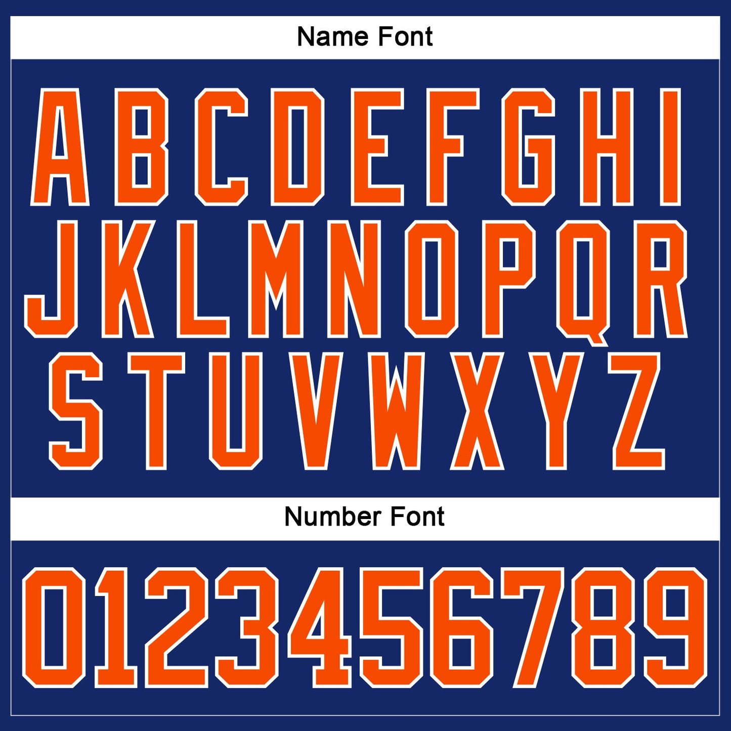 Custom Royal Orange-White Hockey Lace Neck Jersey view 5