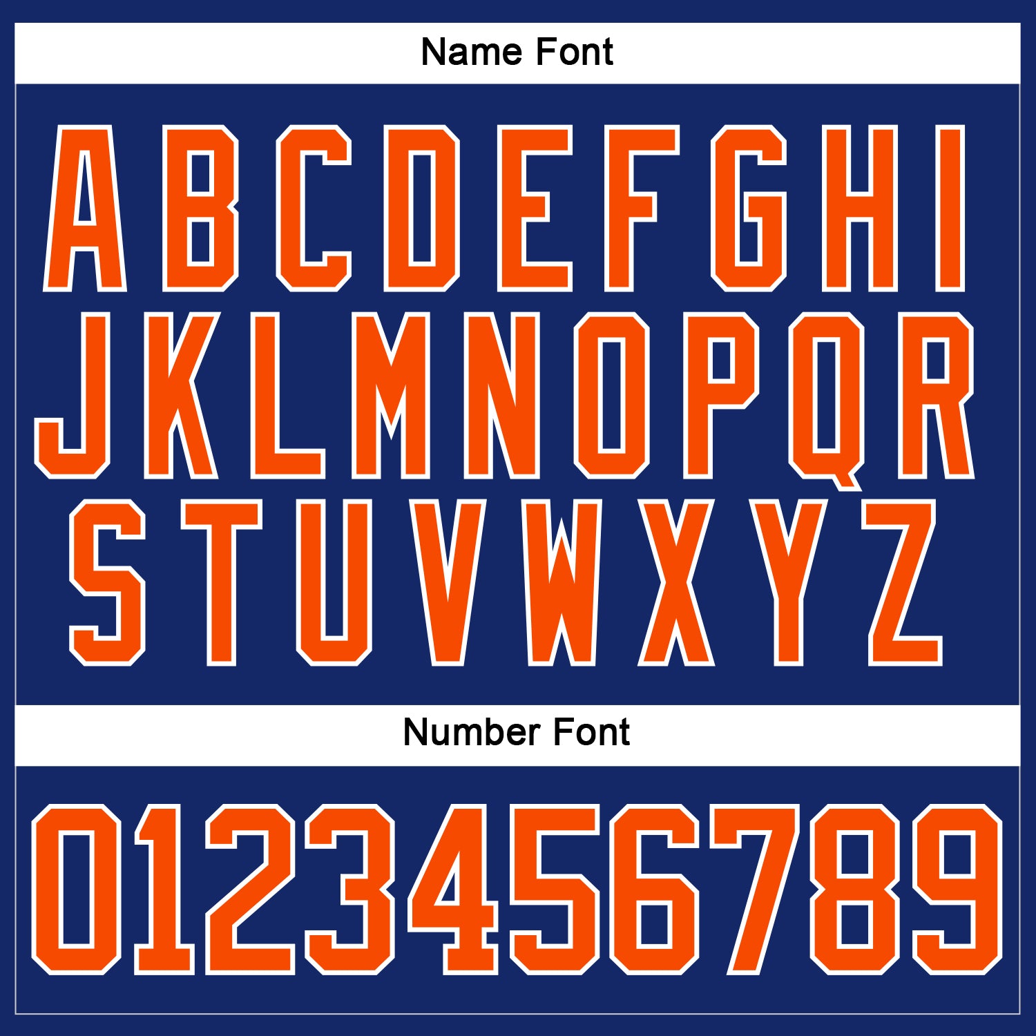 Custom Royal Orange-White Hockey Lace Neck Jersey view 5