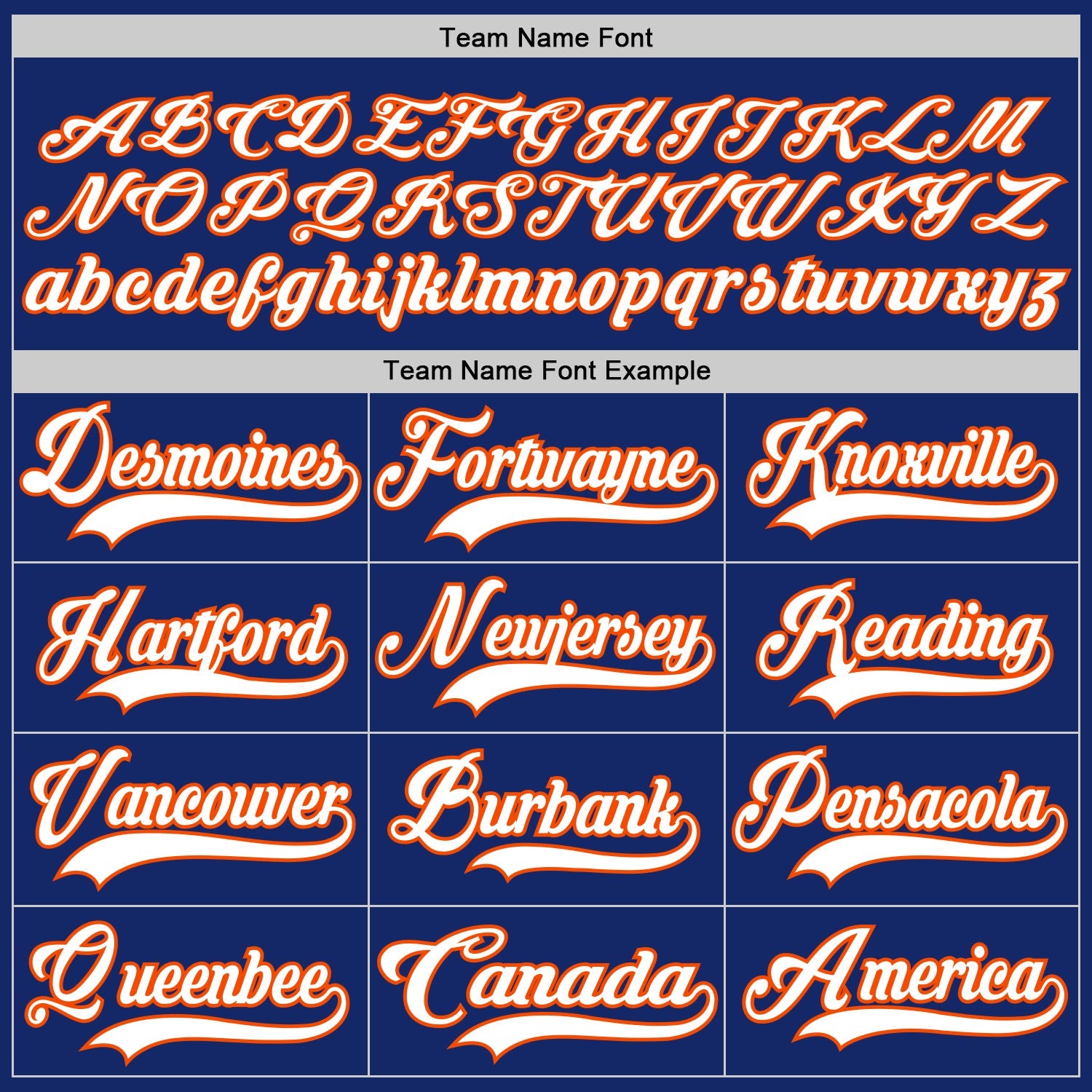 Custom Royal White-Orange Hockey Lace Neck Jersey view 4