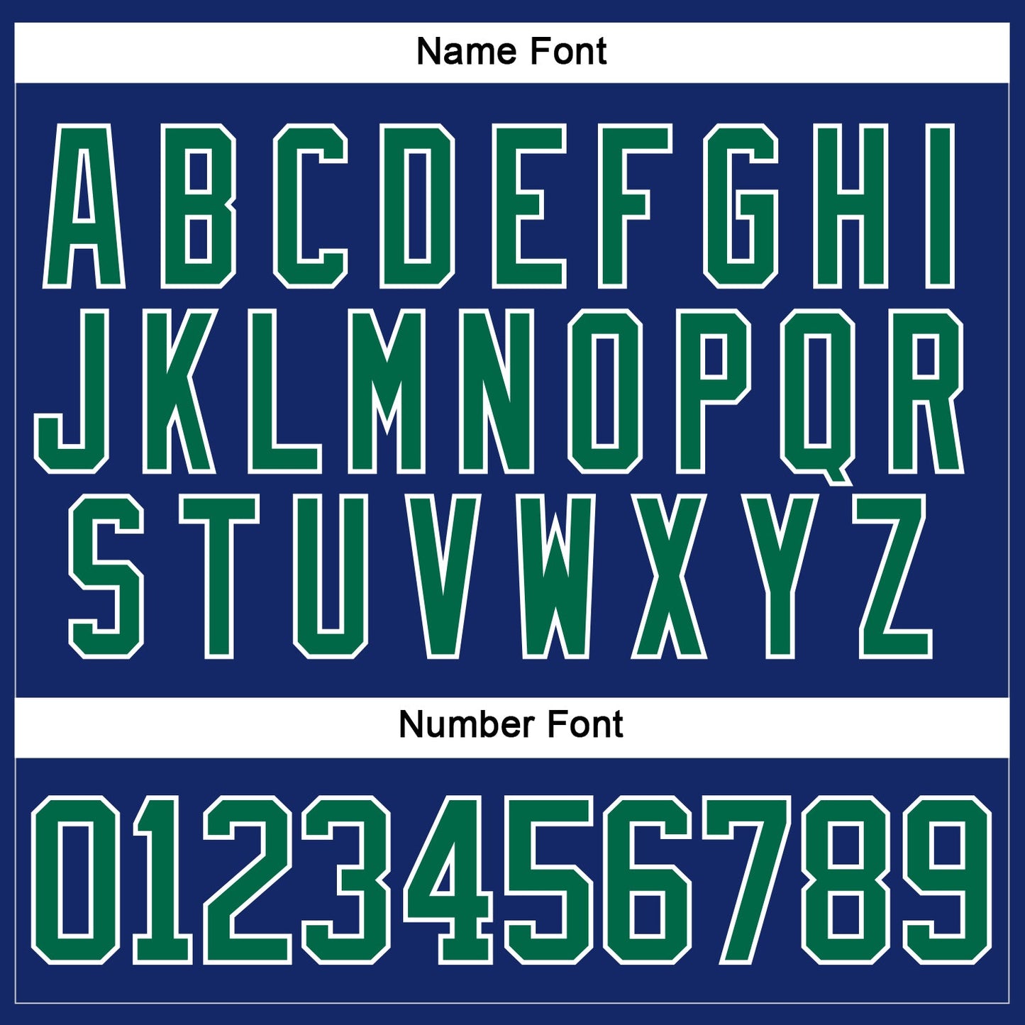 Custom Royal Kelly Green-White Hockey Lace Neck Jersey view 5