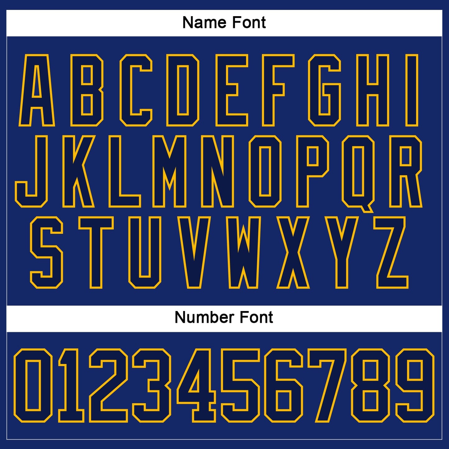 Custom Royal Navy-Gold Hockey Lace Neck Jersey view 5